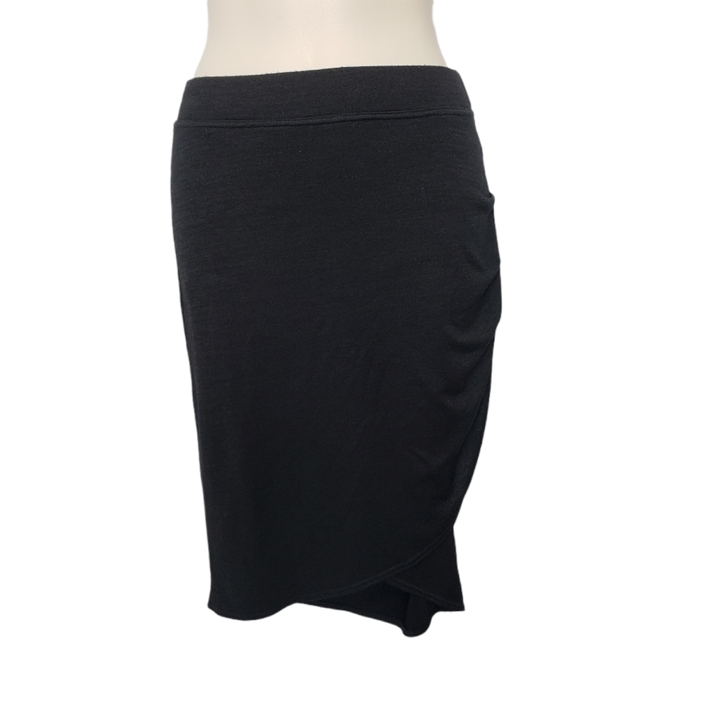 ARITZIA WILFRED FREE black reposa mini skirt XS